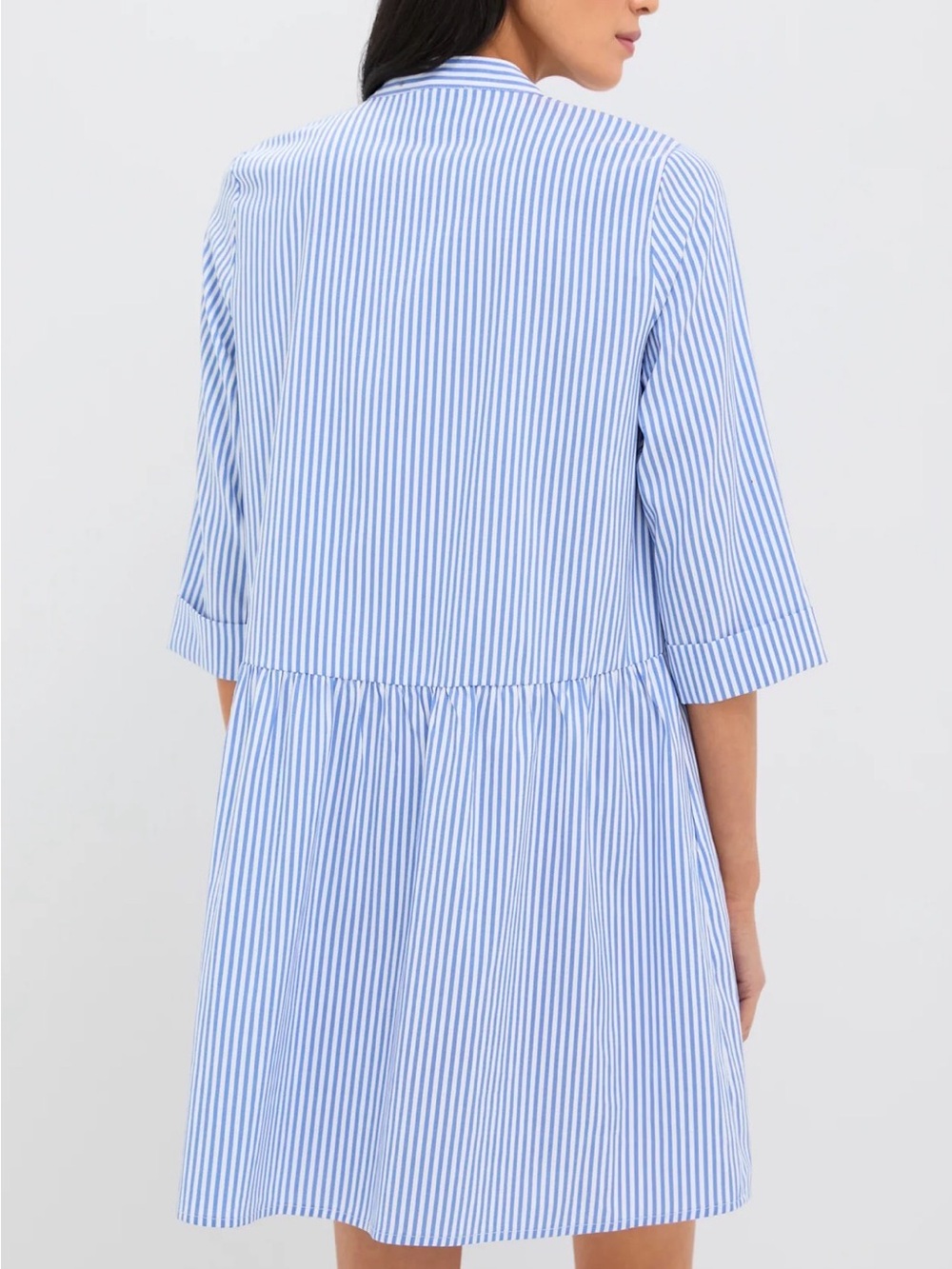 Tuckernuck Blue Stripe Royal Shirt Dress - Picture 2 of 7
